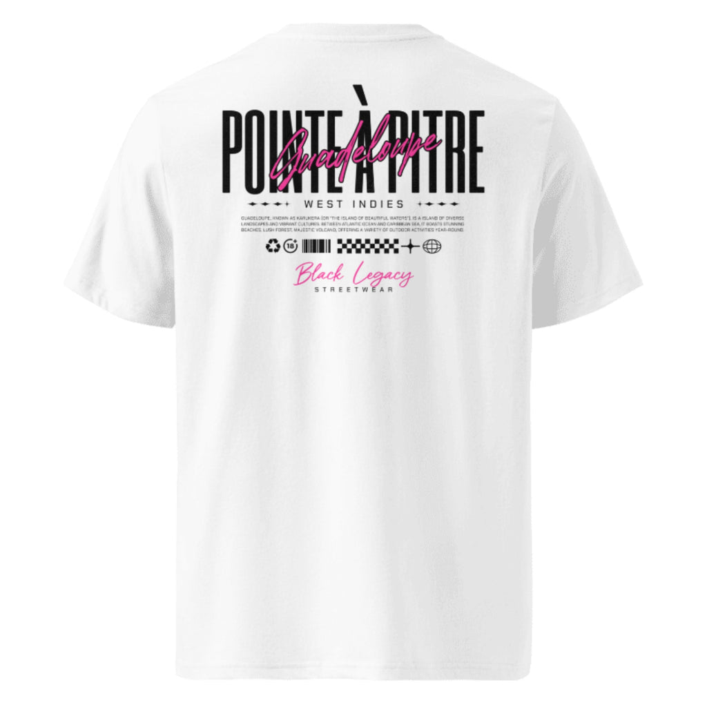 T-shirt unisexe - POINTE À PITRE FLUO BLACK LEGACY STREETWEAR
